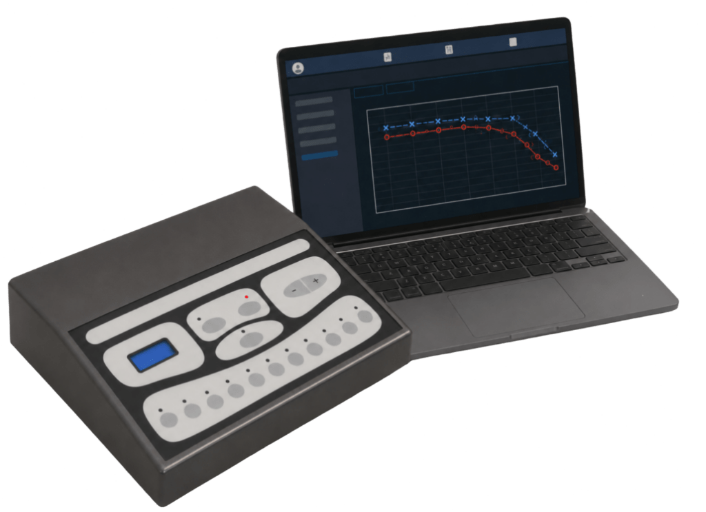 Accesorio de conectividad a PC para el AD-101, LADIE audiología
